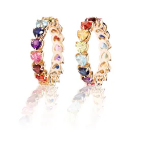 14k gold rainbow ring