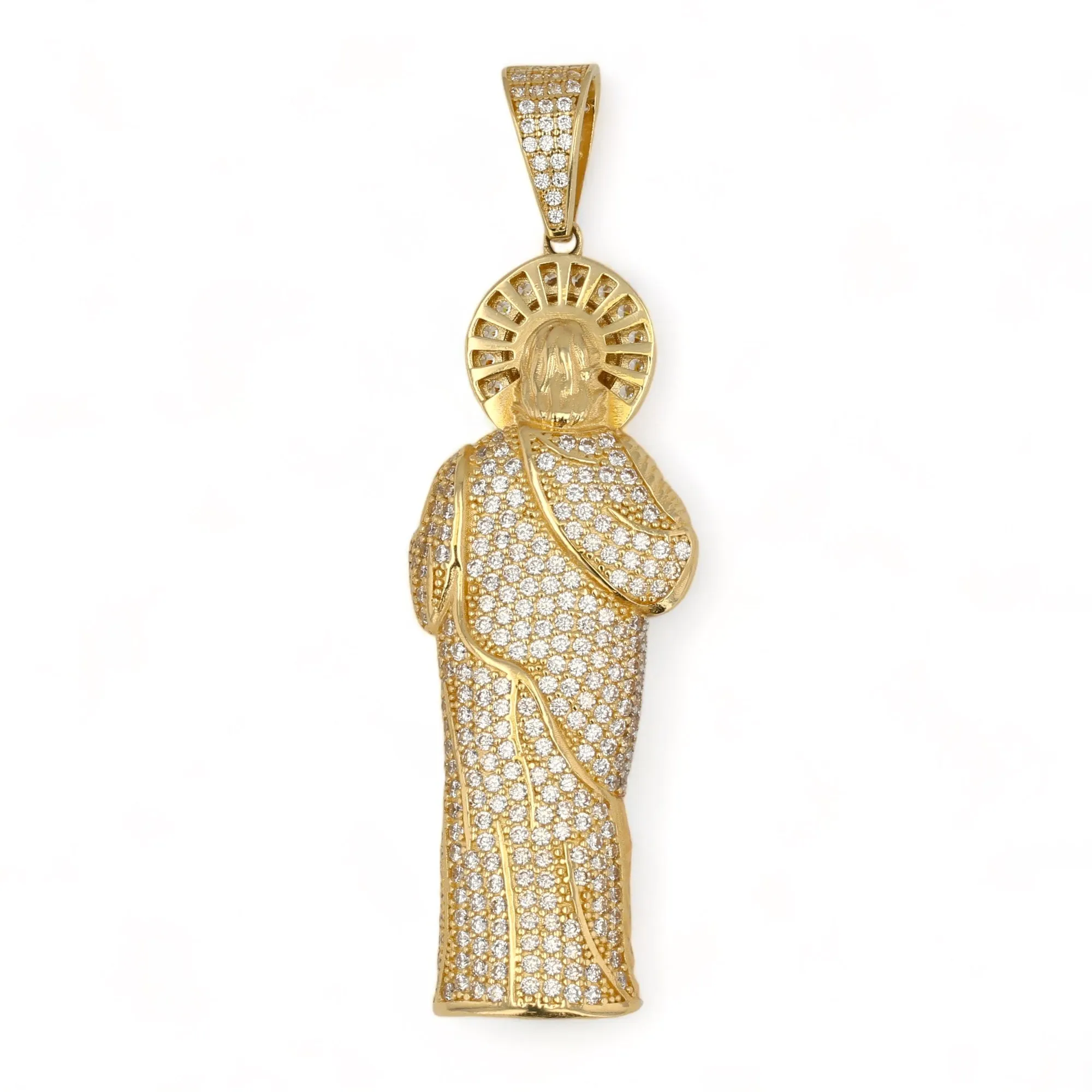 14K Yellow gold San Jude pendant-317889