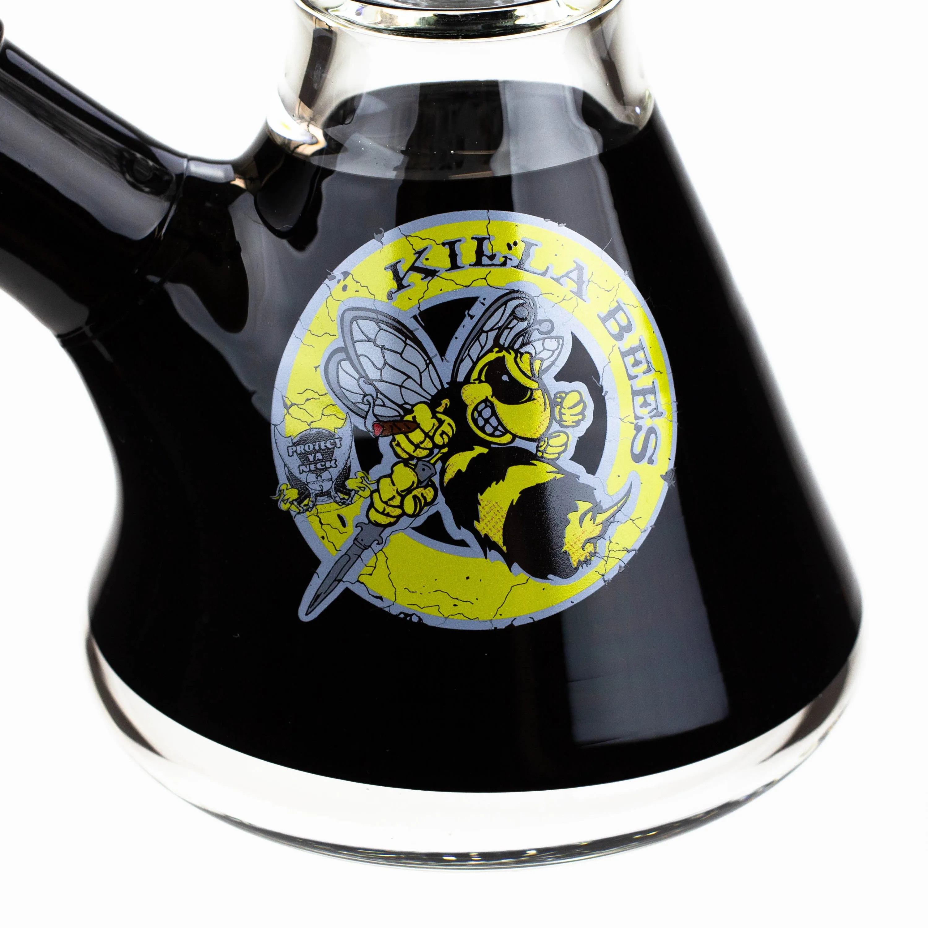 15.5" Killa Bees Glass Bong with Tree Arm Percolator