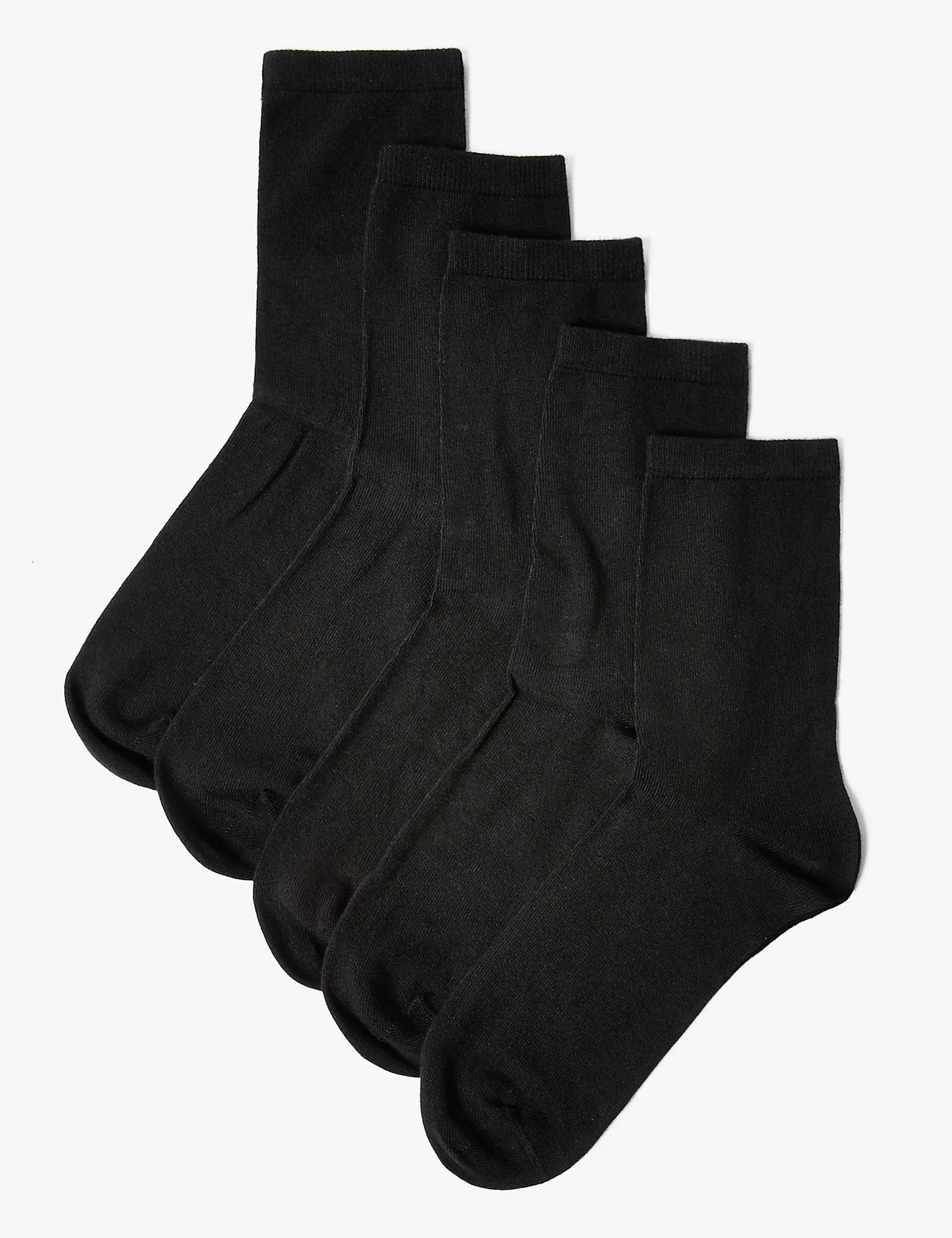 5 Pair Pack Sumptuously Soft Ankle Socks