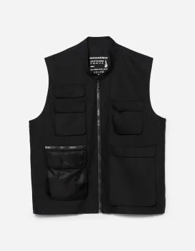 5201 Hemp Utility Vest Black