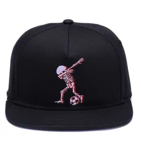 5panels Cotton Embroidery Skull Adjustable Sports Hip Hop Baseball Caps