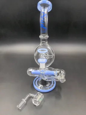 9 Soul Glass Inline Donut Water Pipe