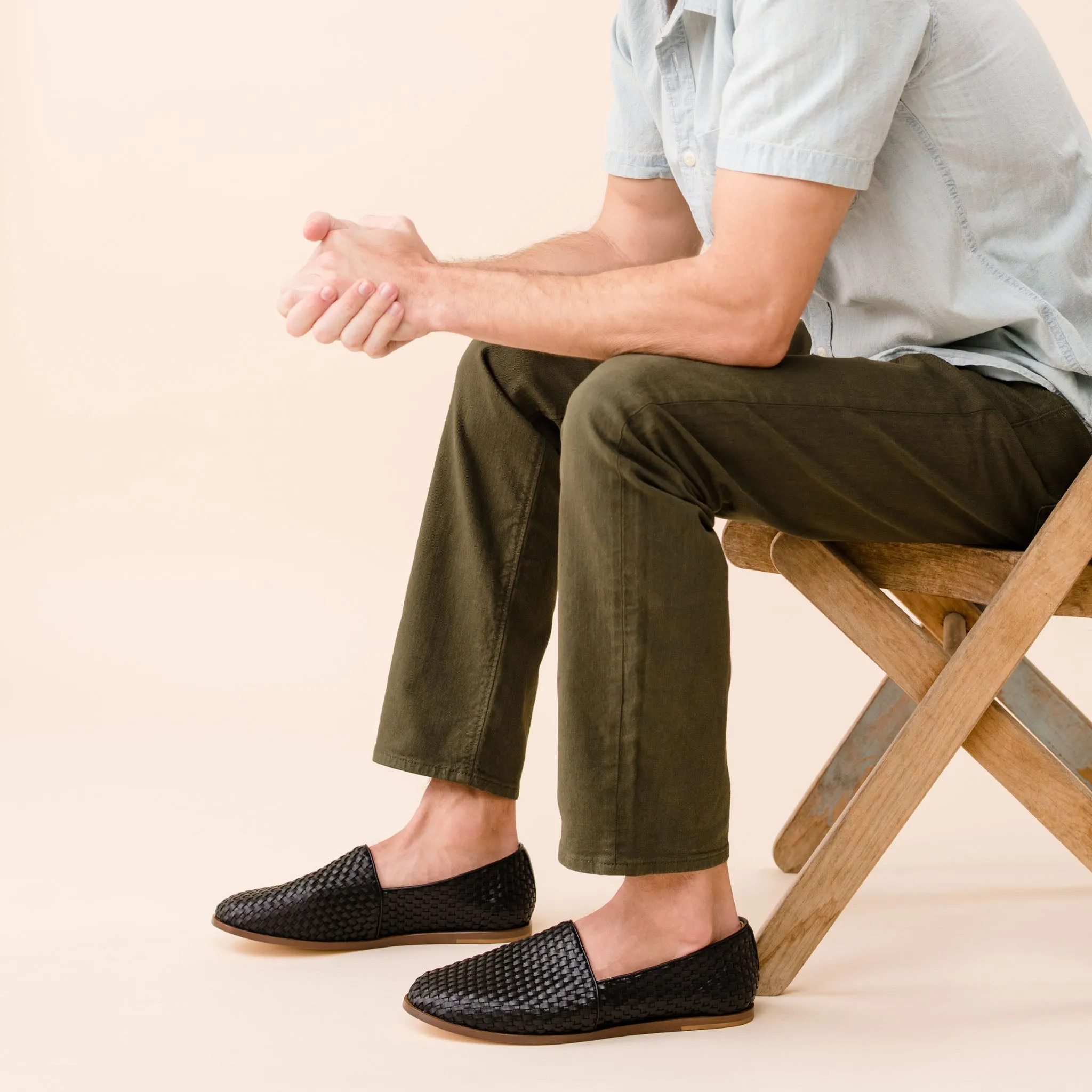 Alejandro Woven Slip-On 2.0 Woven Black