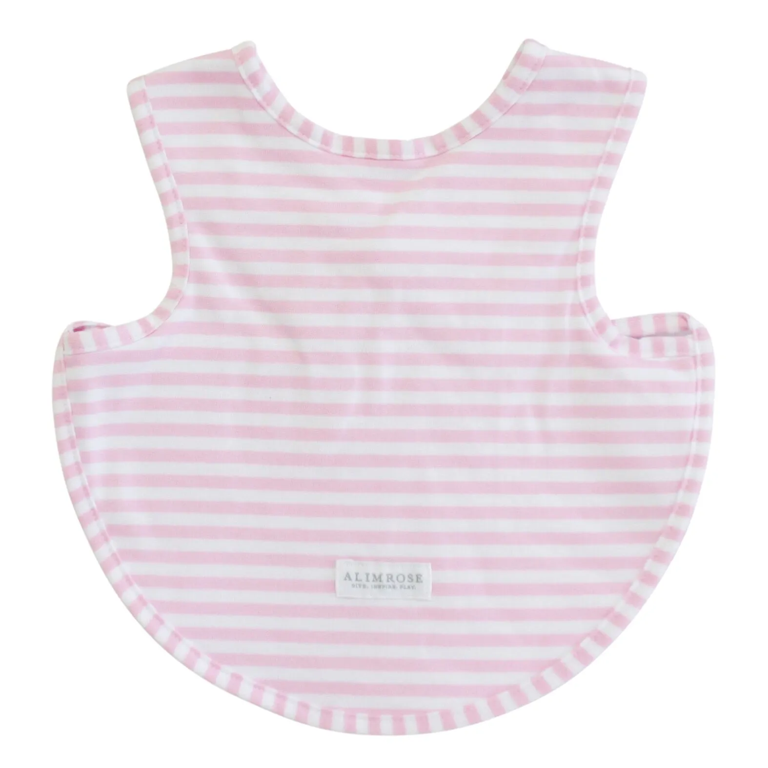 Alimrose Bib - Arm Holes Back Fastening Pink