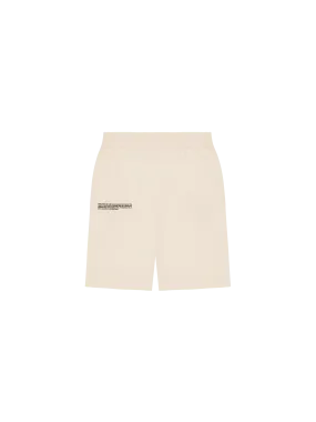 Archive Organic Cotton Knit Shorts—sand