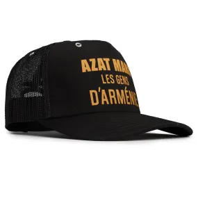 Azat Mard Les Gens Trucker Cap Black