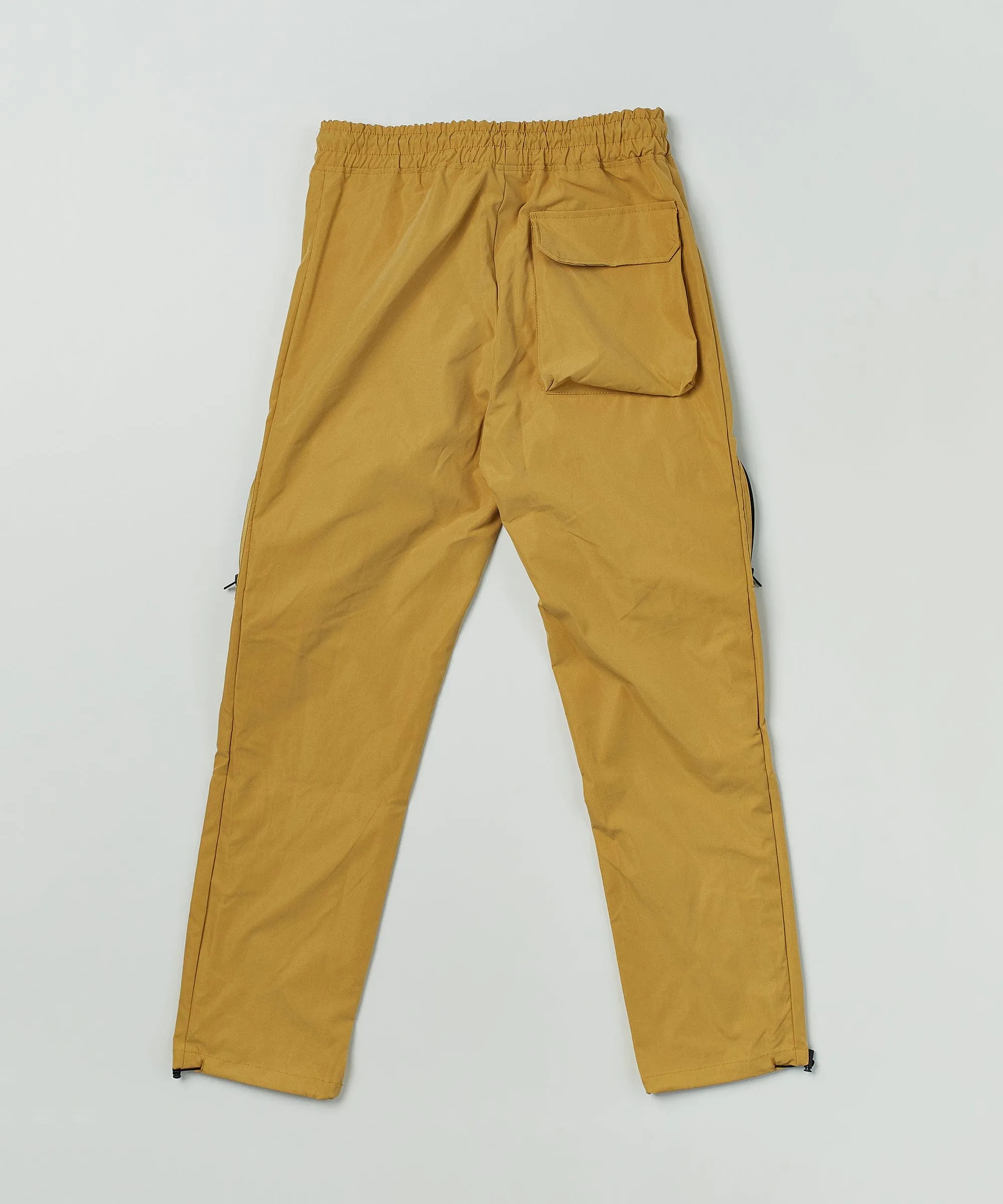 Bader Cotton Twill Color Block Utility Joggers - Tan