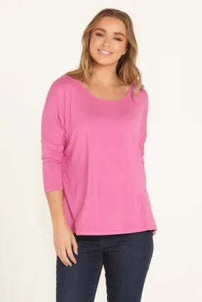 Betty Basics Milan Top in Winter Pink