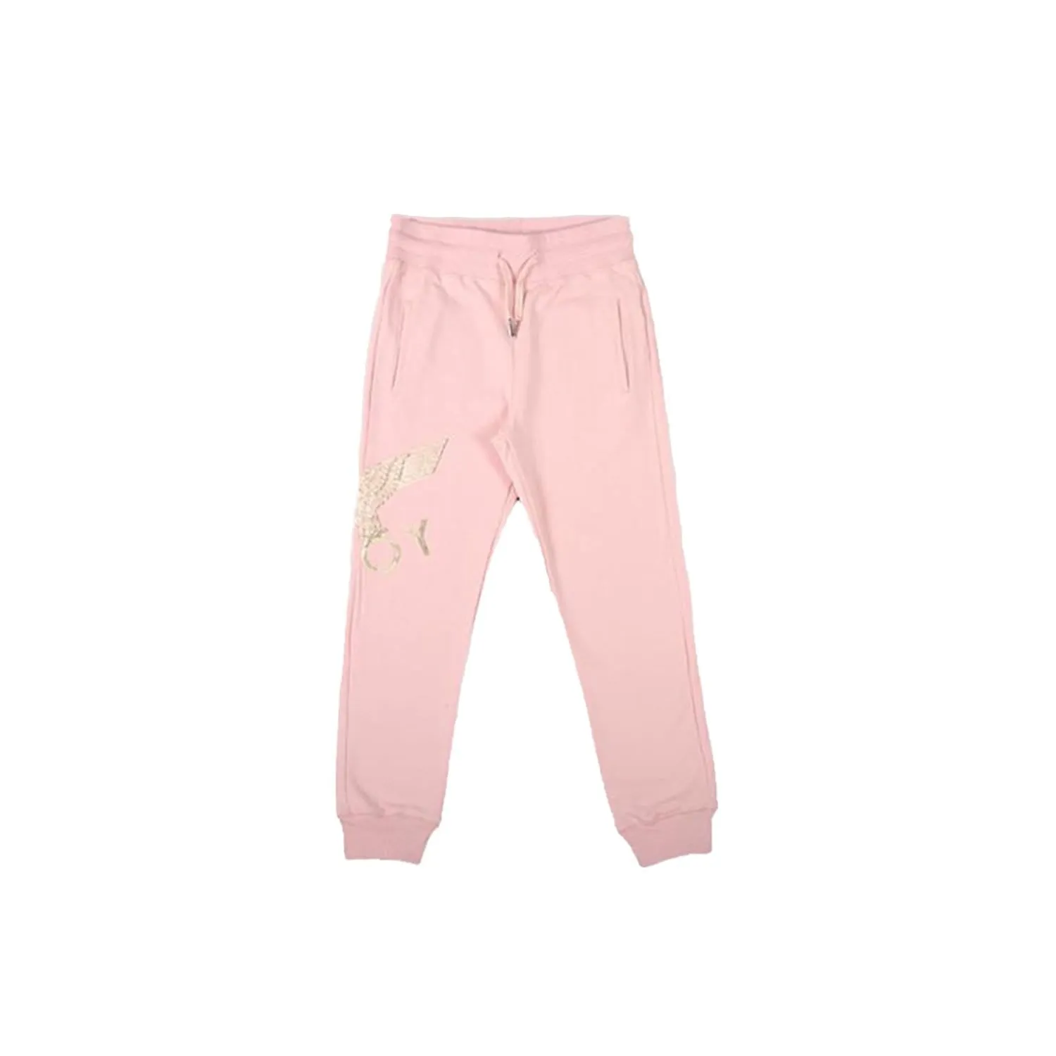 BOY EAGLE KIDS JOGGERS - PINK/GOLD