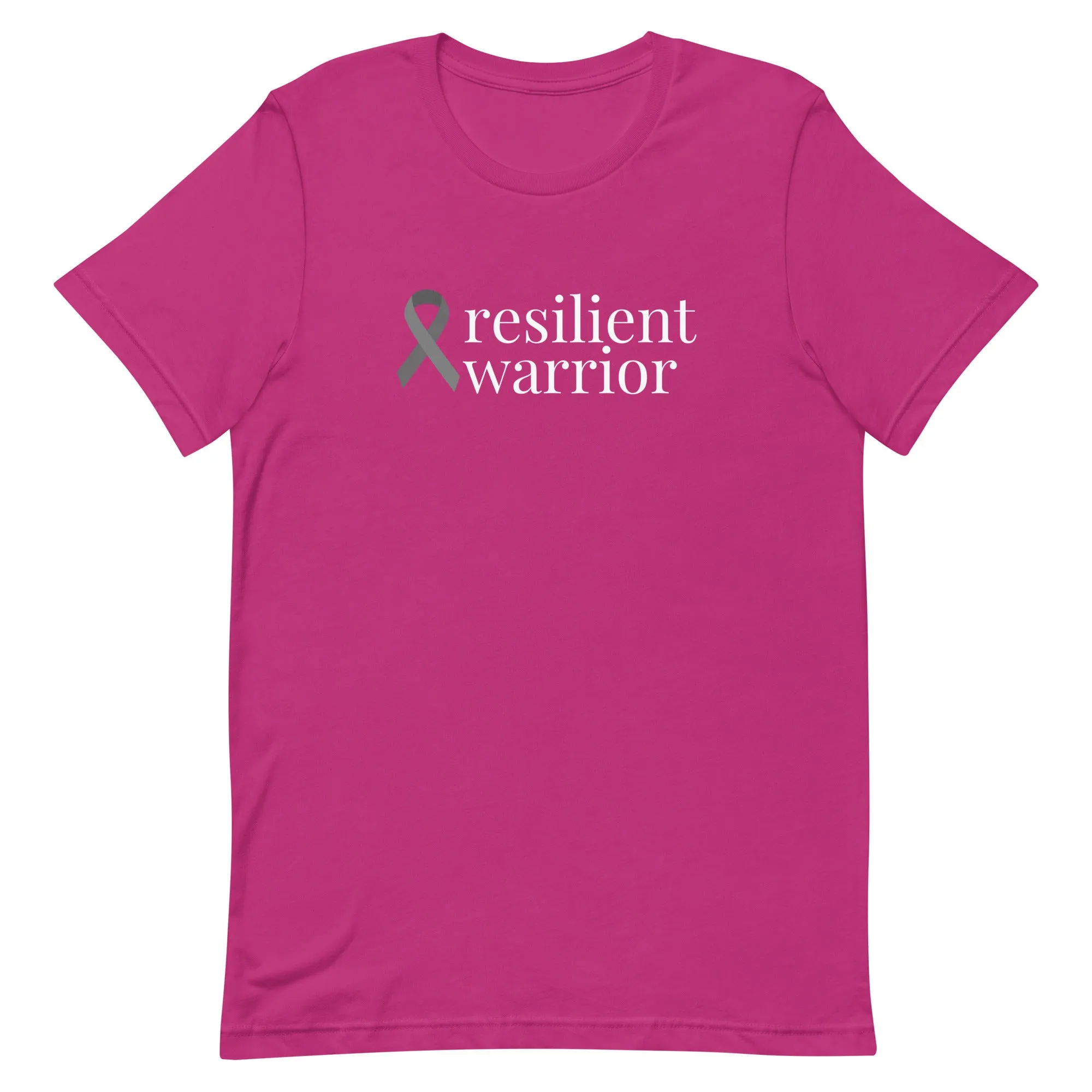 Brain Cancer resilient warrior T-Shirt (Several Colors Available)