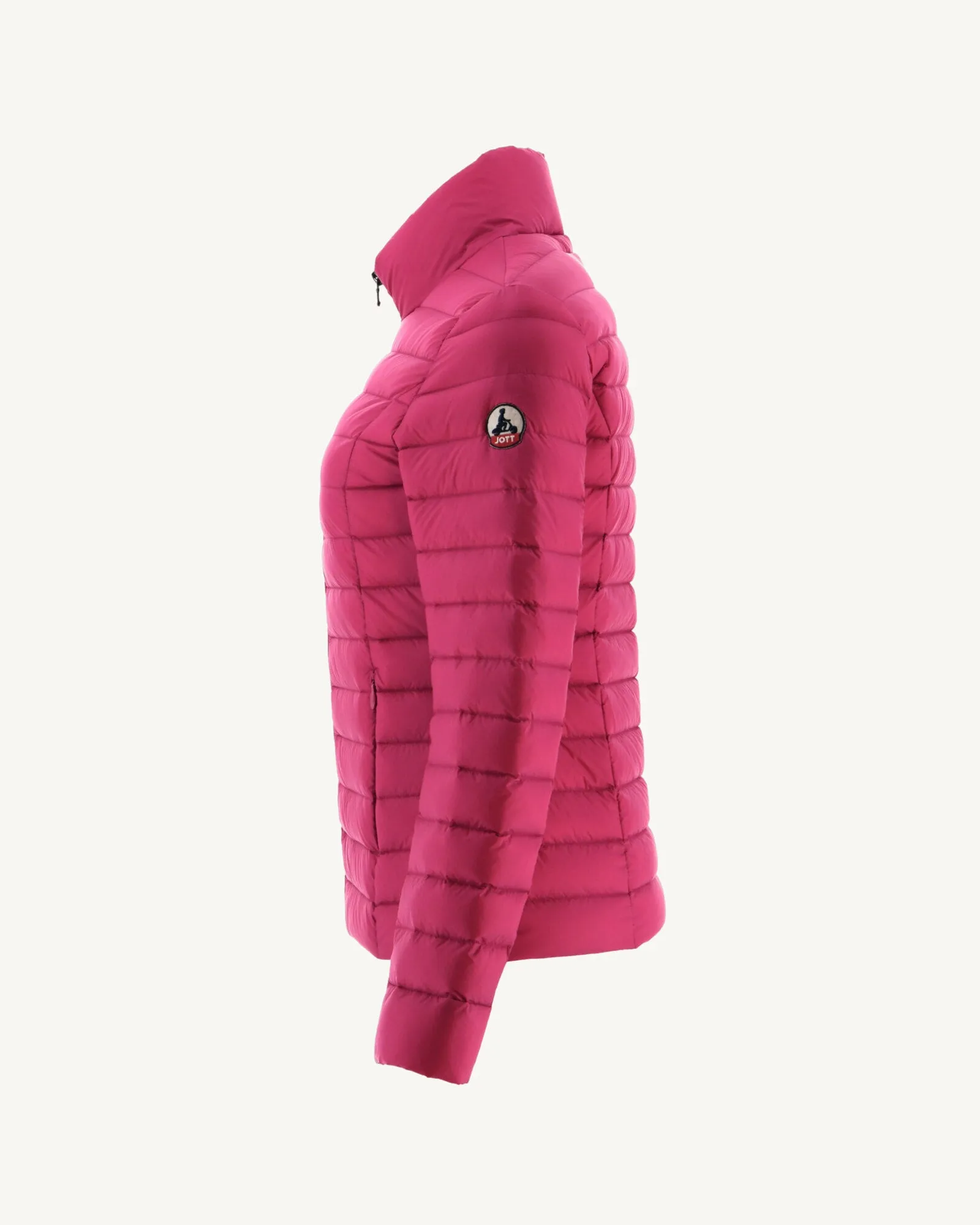 Cherry pink Cha lightweight puffer jacket