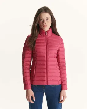 Cherry pink Cha lightweight puffer jacket