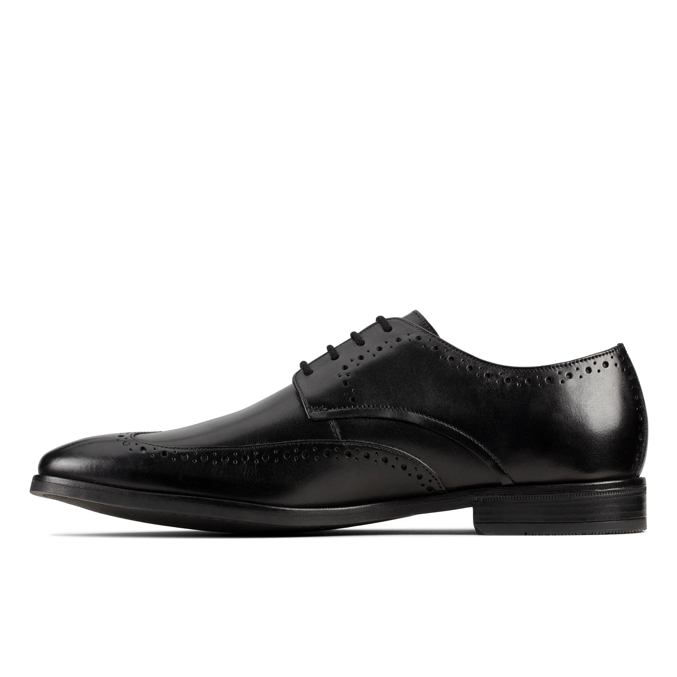 Clarks Stanford Limit Black Leather