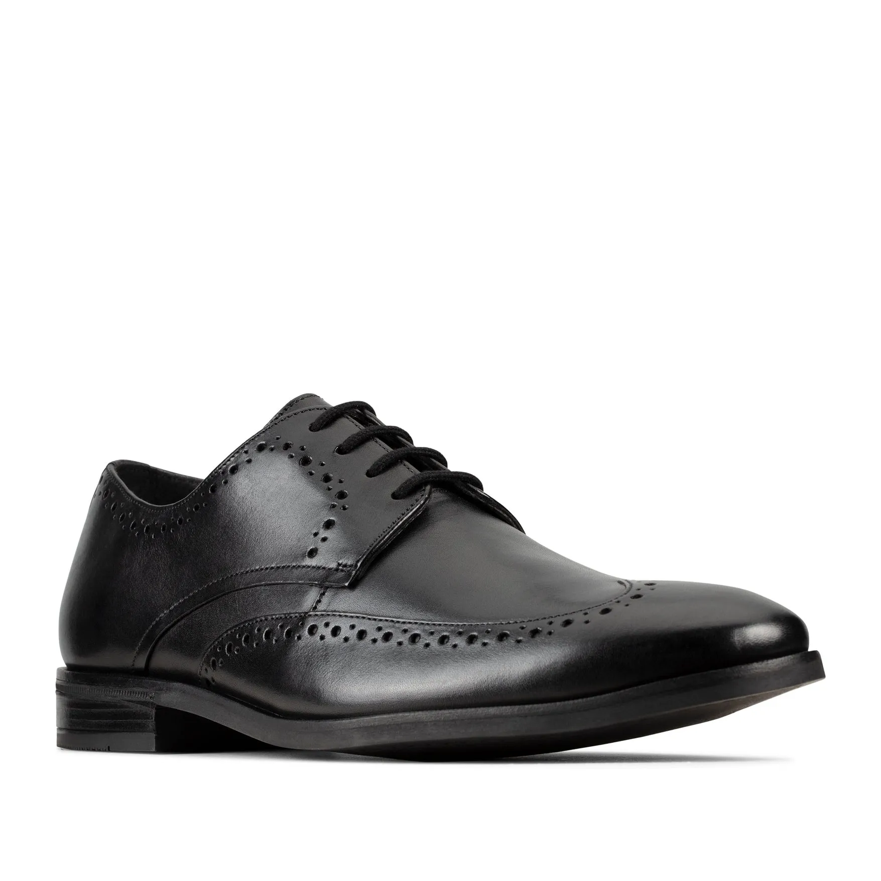 Clarks Stanford Limit Black Leather