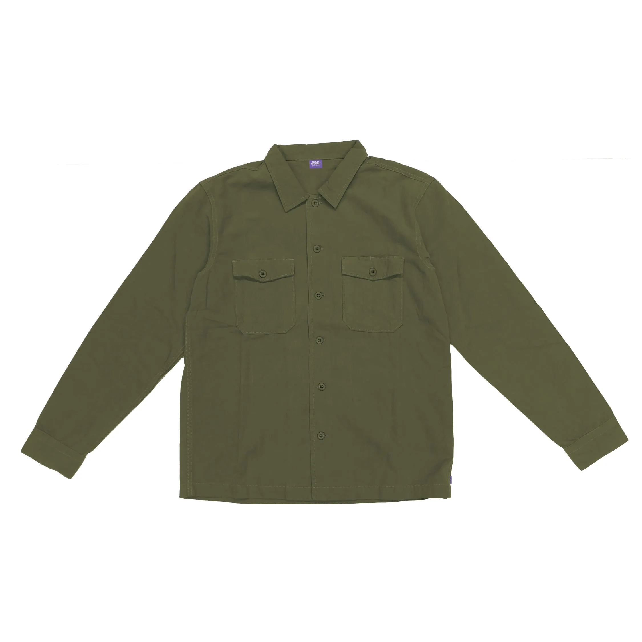 COLD ARMY SHIRT (BRUSHED OLIVE)