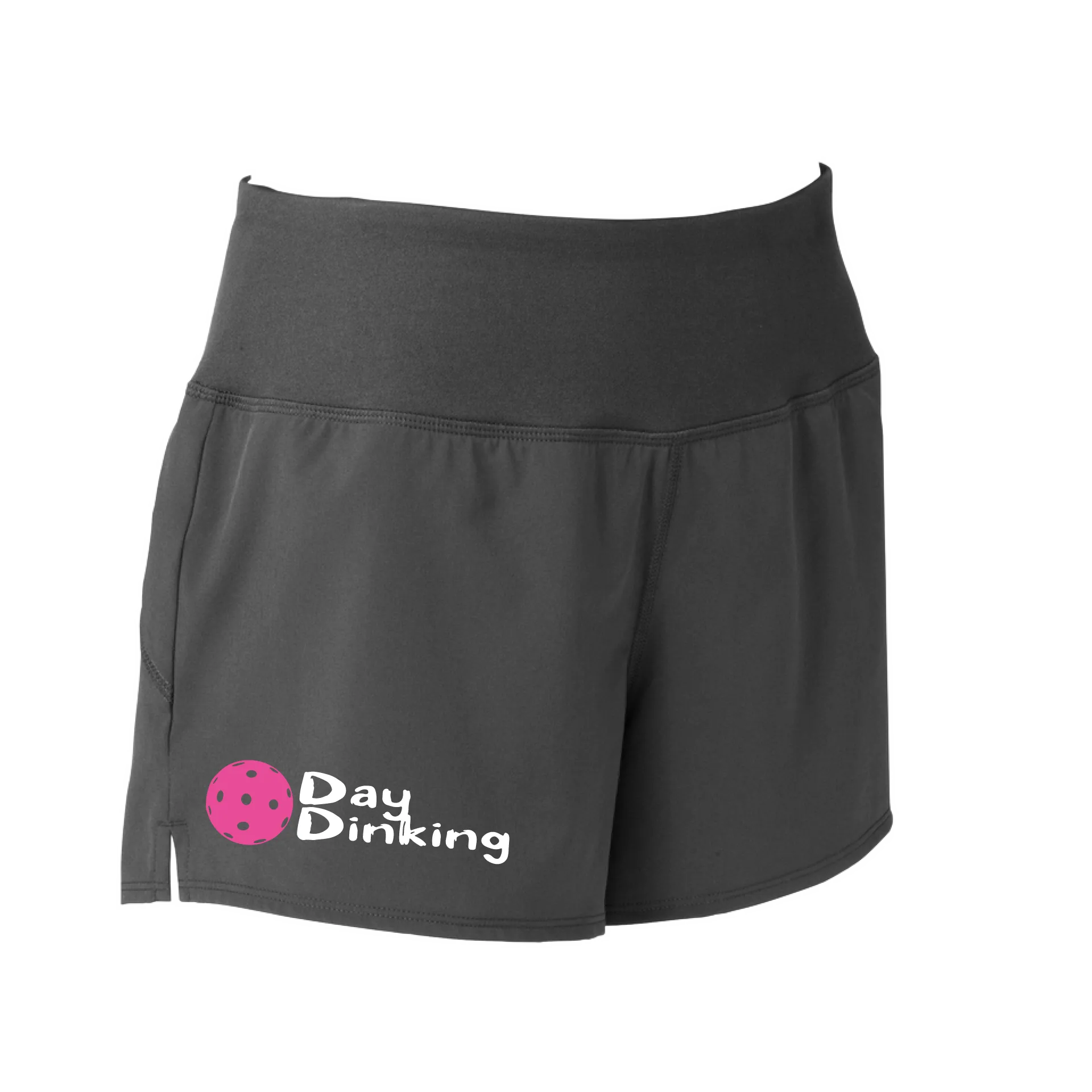 Day Dinking (Pickleball Colors Cyan Green Orange Pink Stars) | Women's Pickleball Shorts