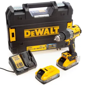 Dewalt DCD805H2T-GB XR Powerstack 18V Compact Hammer Drill Driver Kit