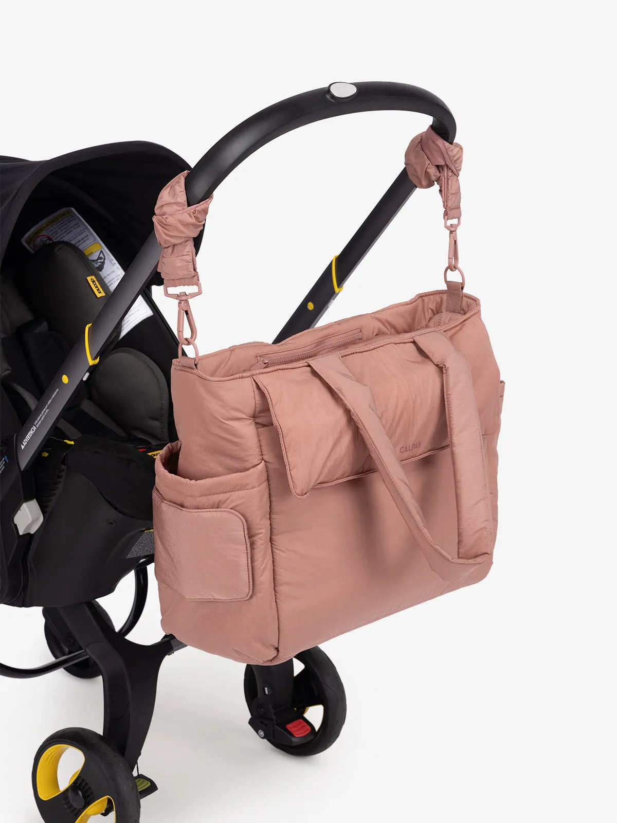 Diaper Tote Bag with Stroller Straps