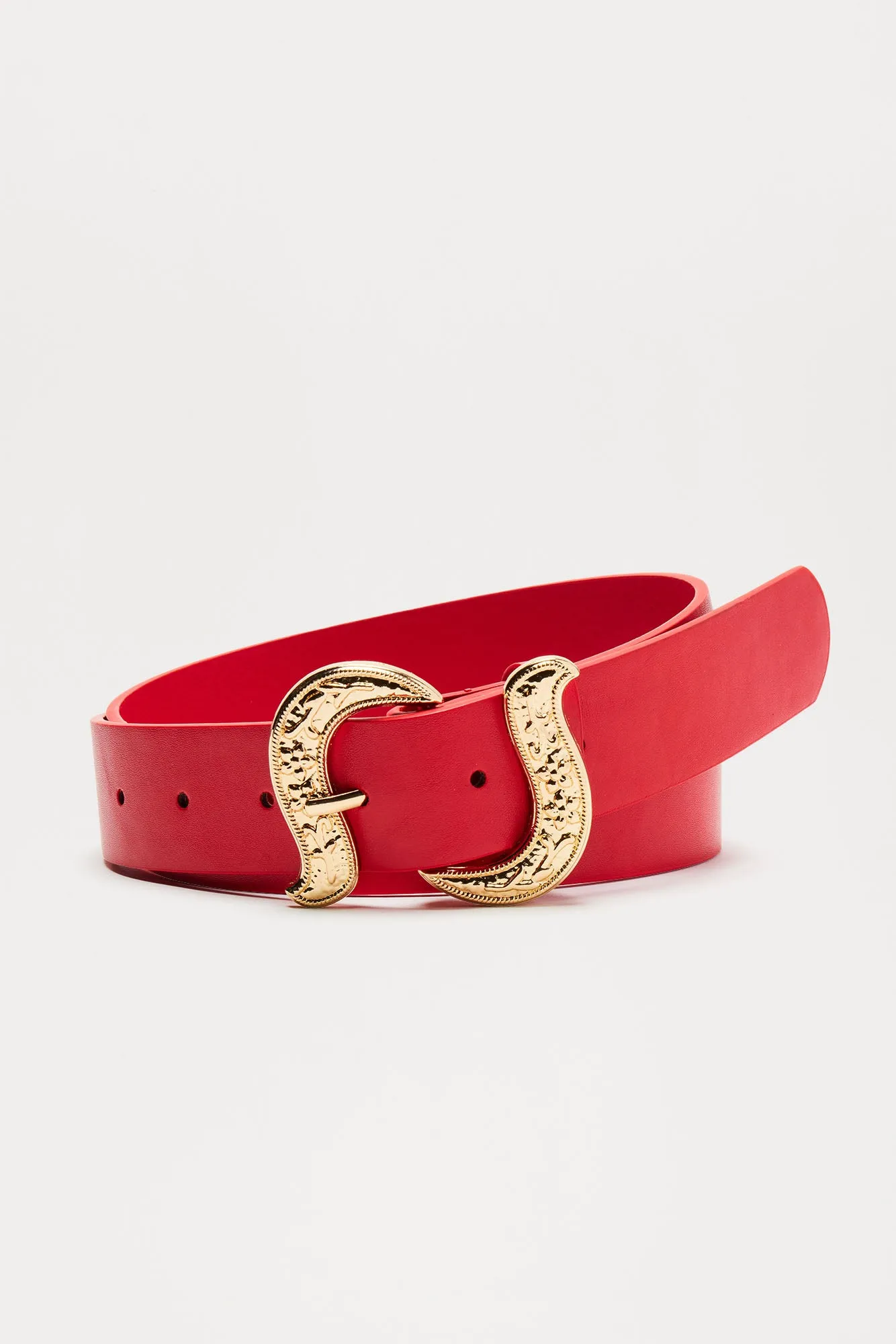 Elya Belt - Gold/Red