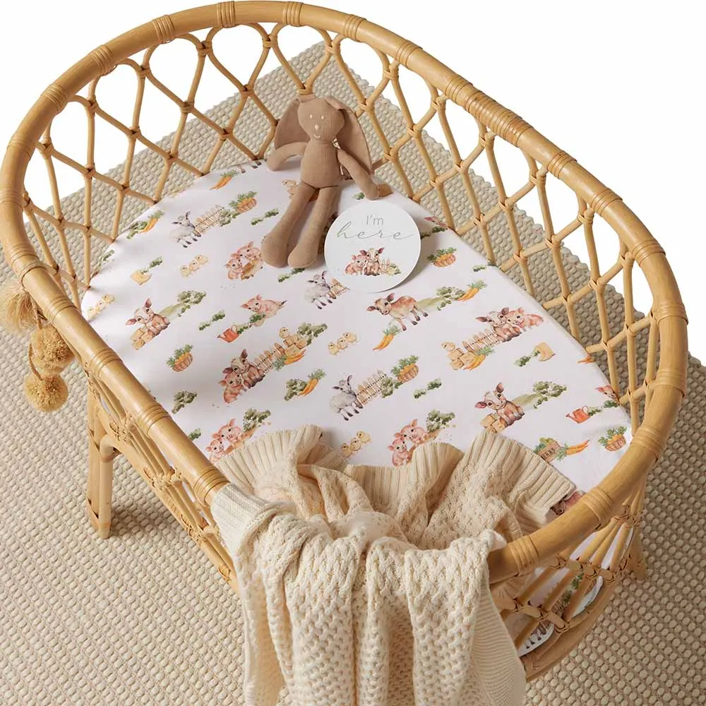 Farm | Bassinet Sheet / Change Pad Cover