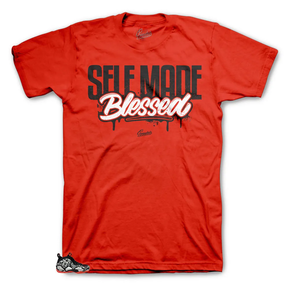 Foamposite Snakeskin Shirt - Self Made - Red