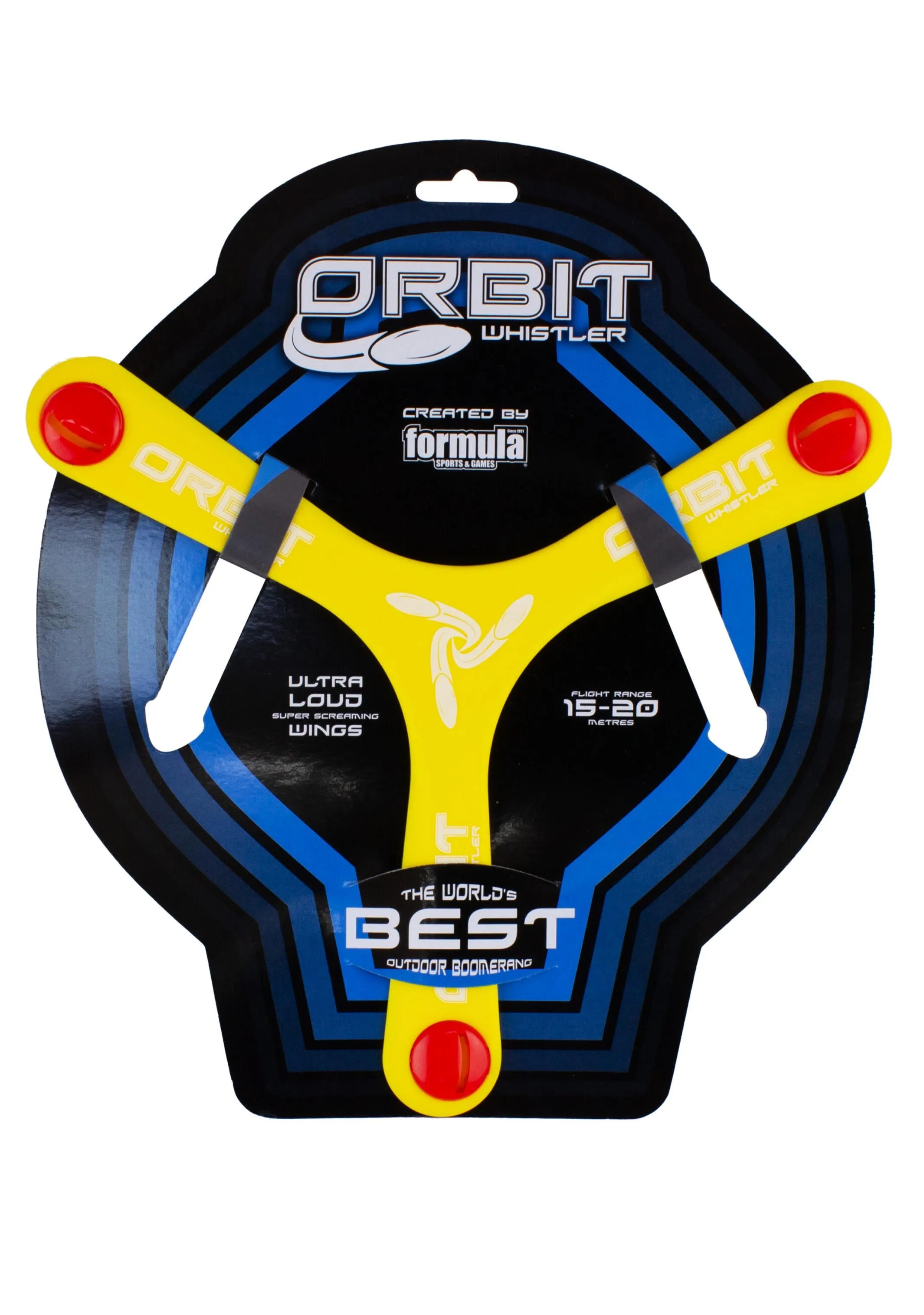 Formula Orbit Whistler Outdoor Boomerang/Yellow <br> 988000