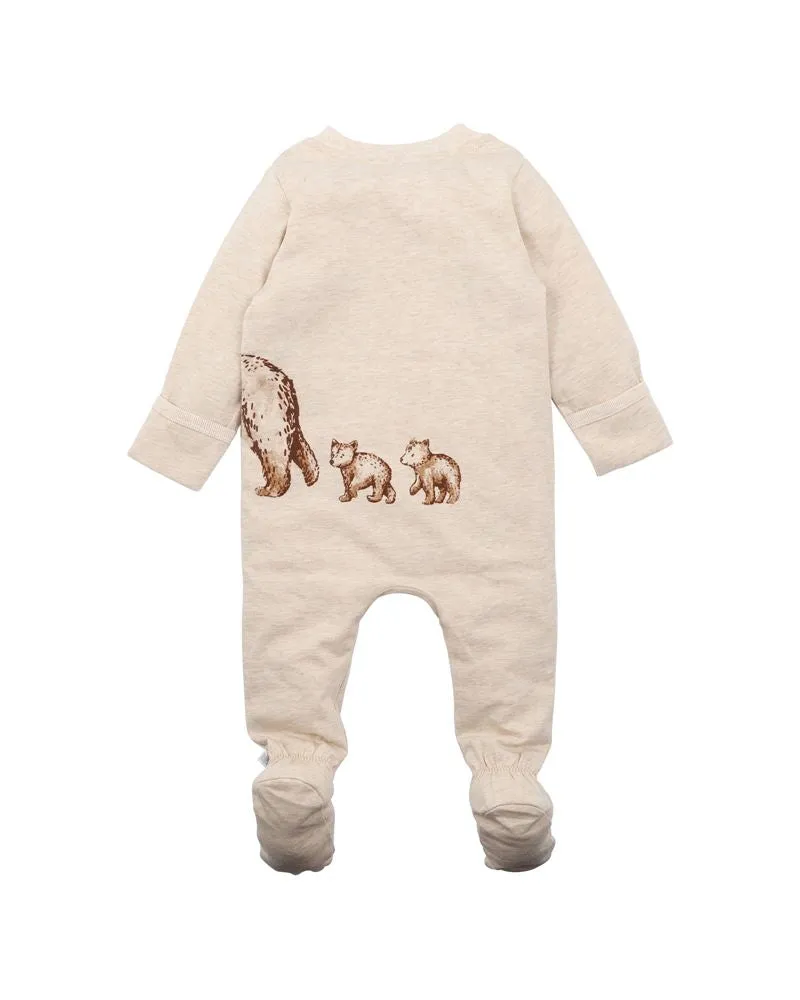 Fox & Finch Nevada Bear Hunt LS Zip Romper