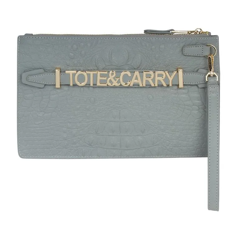 Grey Apollo 2 Clutch Purse