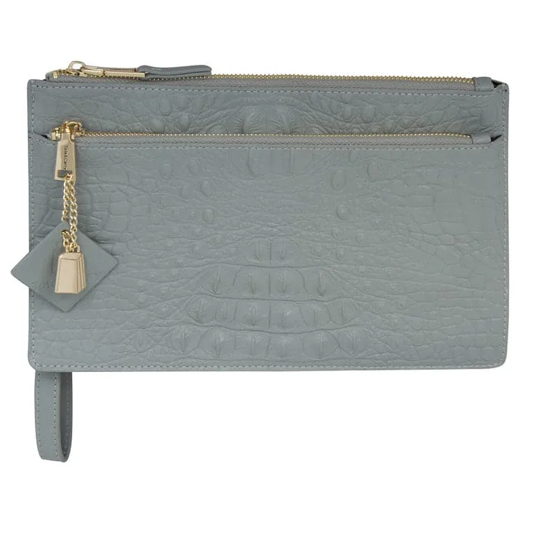 Grey Apollo 2 Clutch Purse