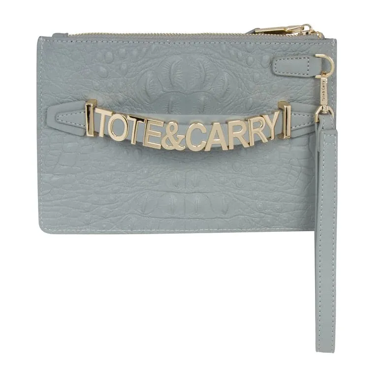 Grey Apollo 2 Clutch Purse