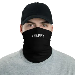 #HAPPY Hashtag Neck Gaiter