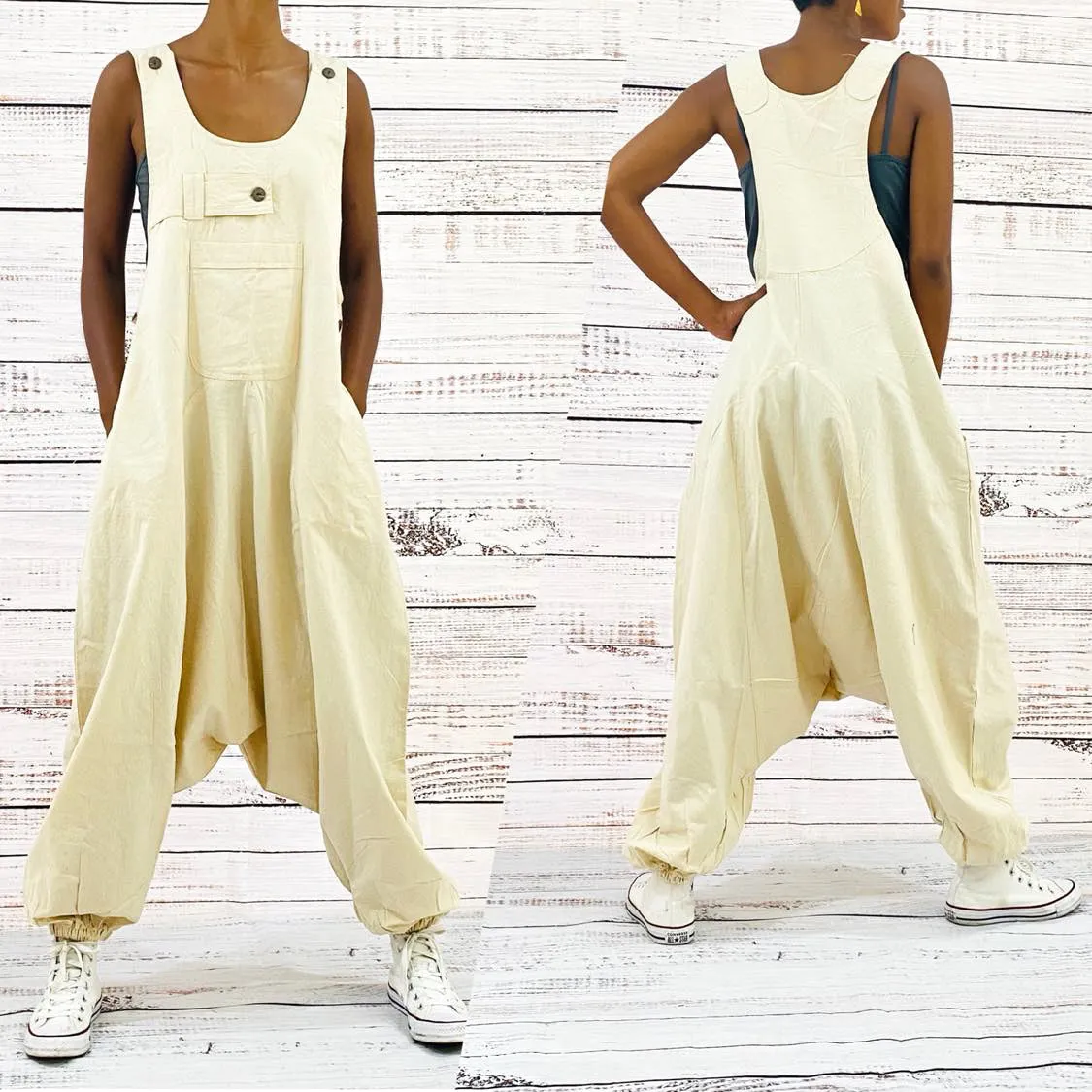 Harem Cotton Jumpsuits