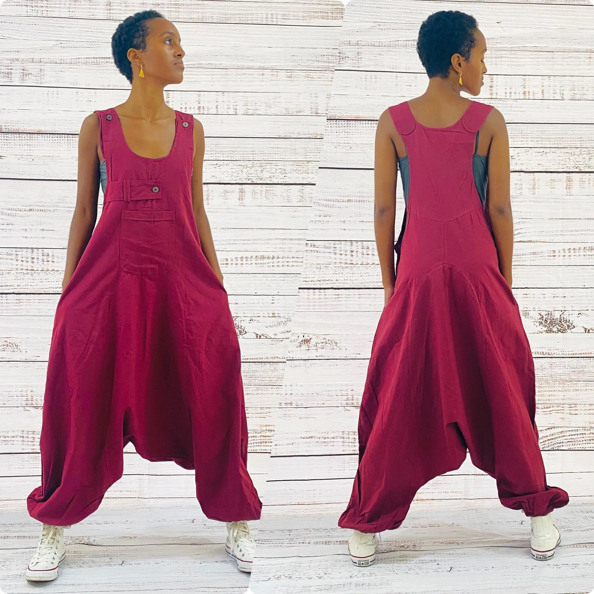 Harem Cotton Jumpsuits