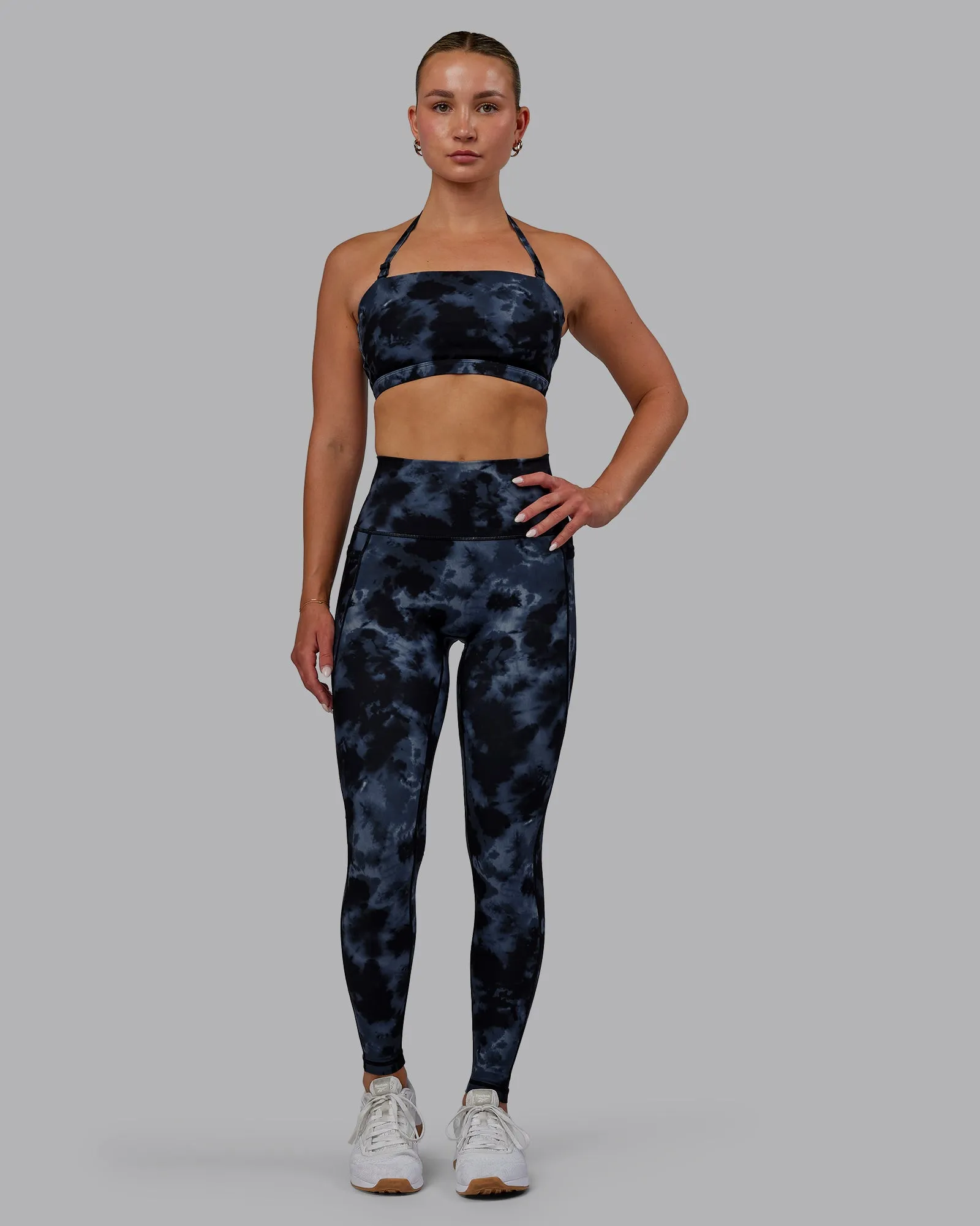 Inspire Sports Bra - Tie Dye-Midnight