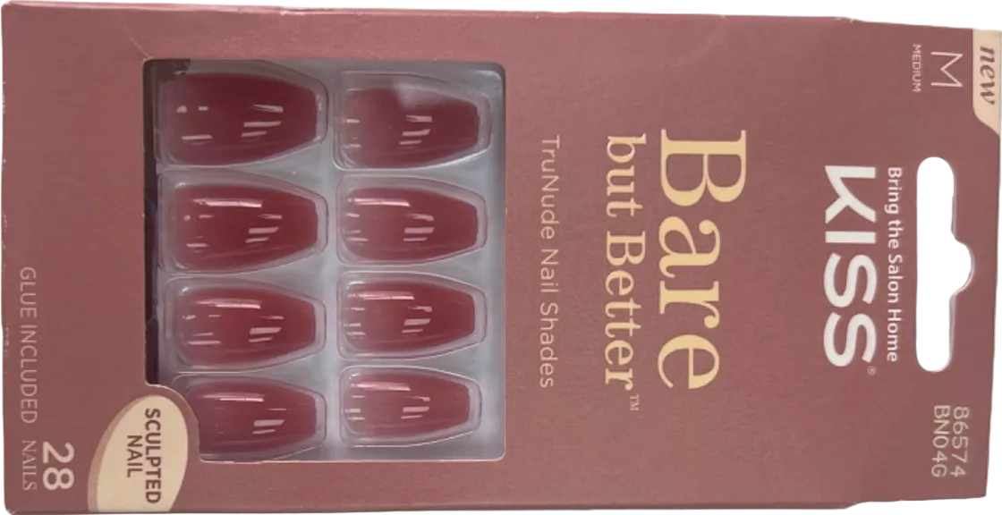 Kiss Bare But Better TruNude Nail Shades Medium