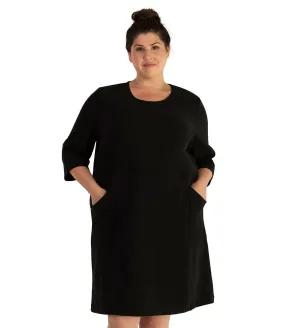 Legacy Cotton Casual 3/4 Sleeve Dress Basic Colors