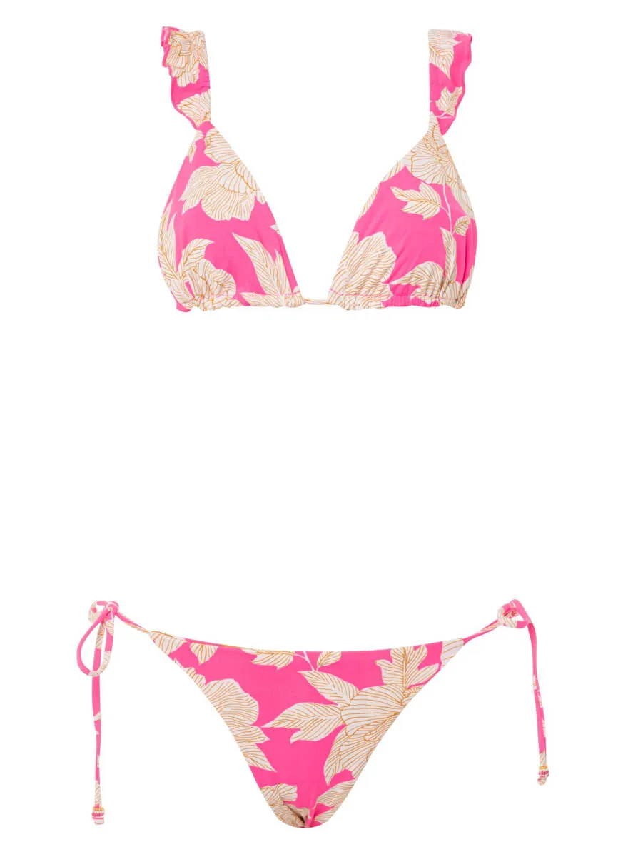 Maaji Floral Duo Sunning Tie Side Bikini Bottom