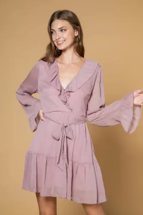 Mauve Me Happy Mini Dress