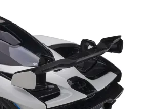 Mclaren Senna Vision Pure White and Black 1/18 Model Car by Autoart