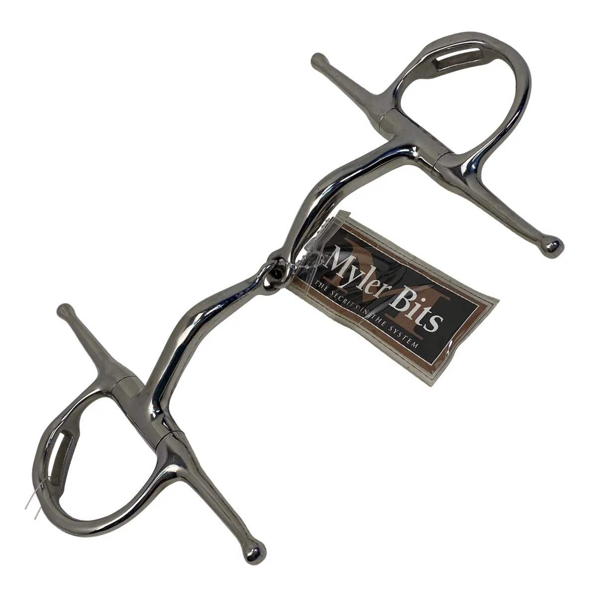 Myler MB 09 Full Cheek Single Joint Snaffle w/Hooks in Stainless Steel - 5