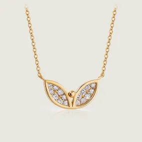 Nairi Diamond Leaf Necklace