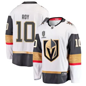 Nicolas Roy  Vegas Golden Knights Fanatics Branded 2023 Stanley Cup Champions Away Breakaway Jersey - White