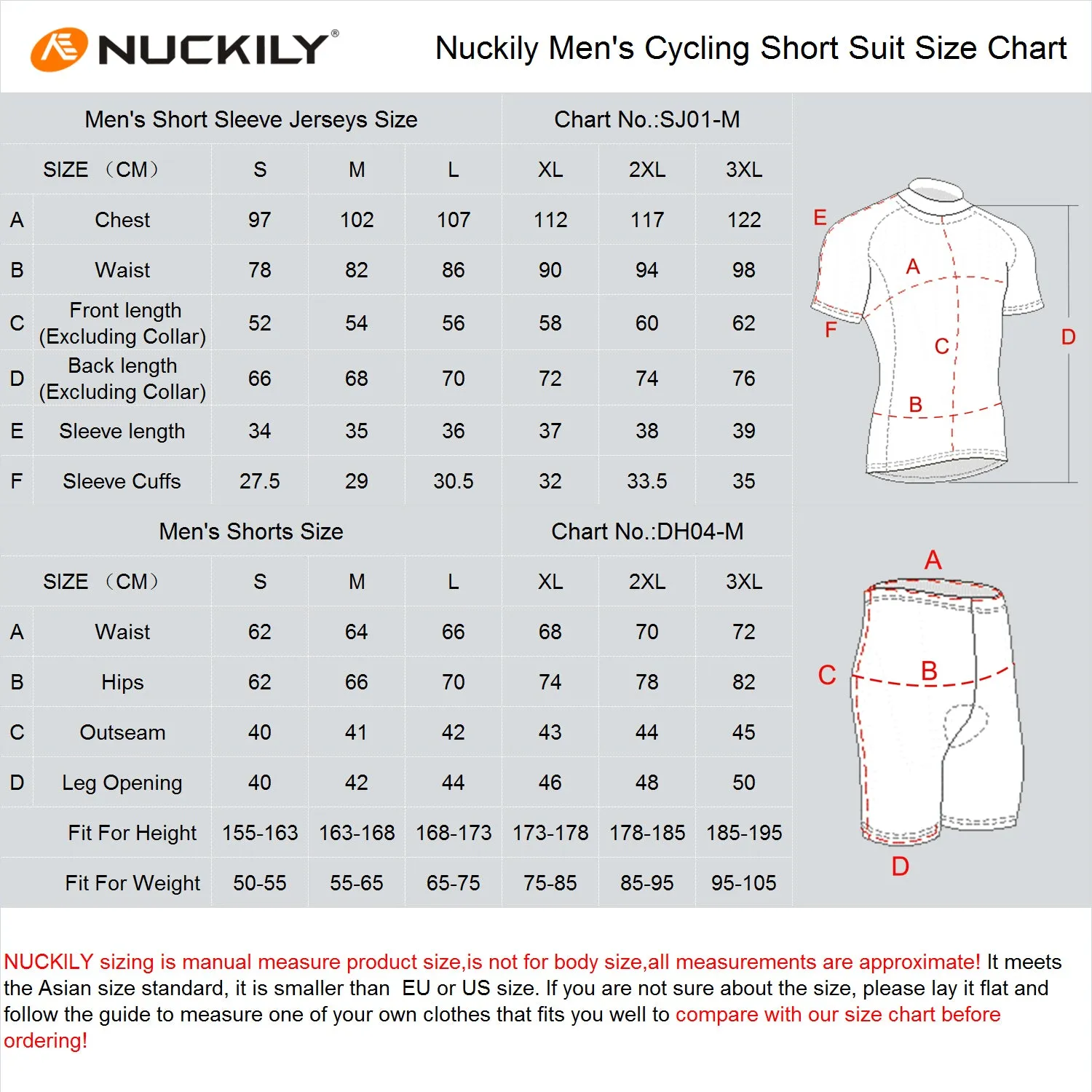 Nuckily MA003-MB003 Half Jersey and Short Set