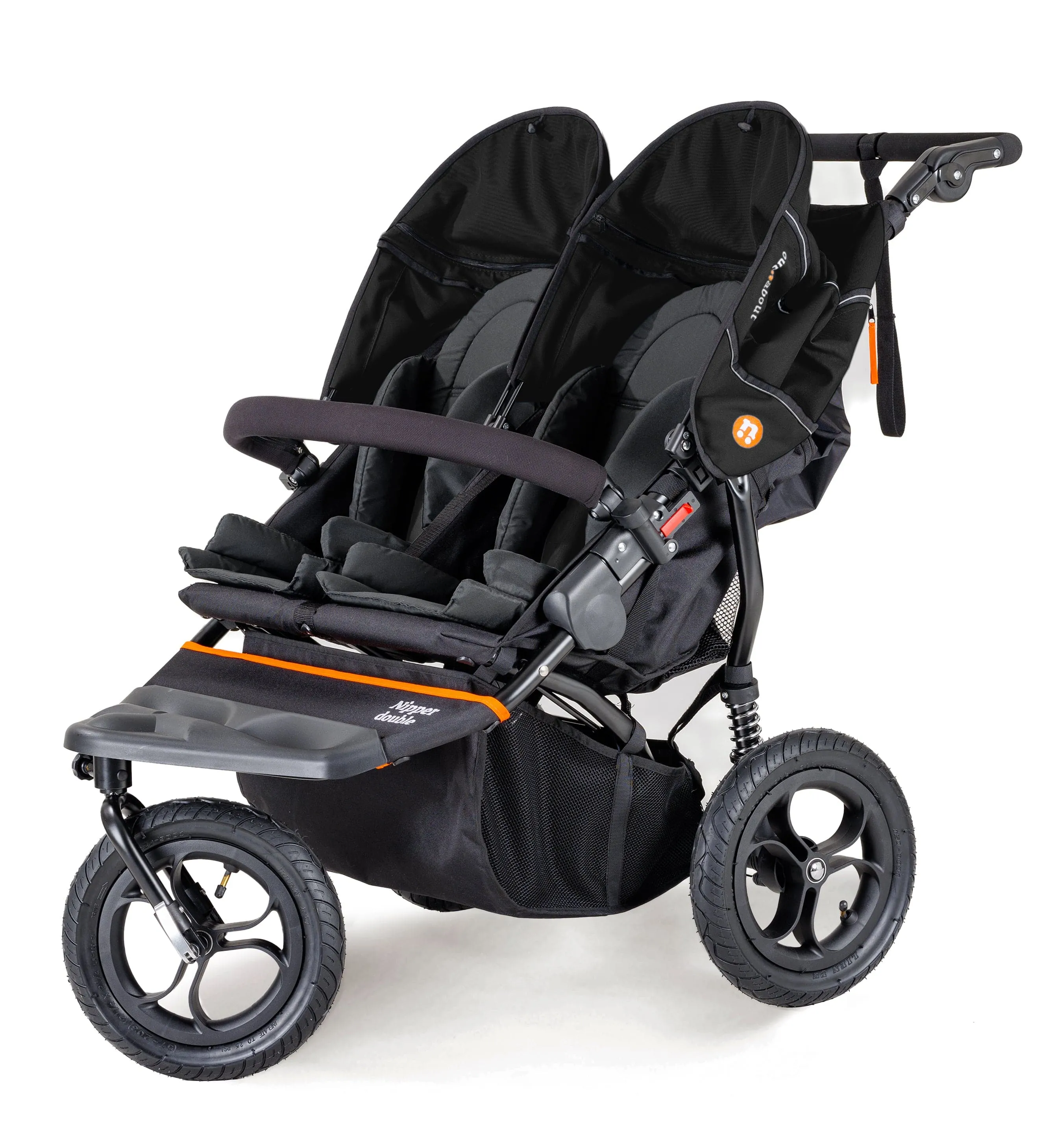 Out n About Nipper V5 Double Pushchair - Summit Black