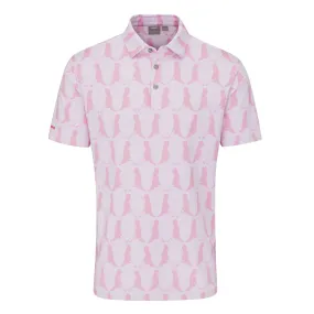 Ping Mr. Ping Printed Golf Polo Shirt - Wild Rose Multi