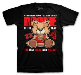 Retro 1 Bred Patent Rookie Bear Shirt