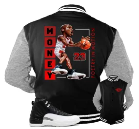 Retro 12 Playoff Jacket - Poetry In Motion - Black