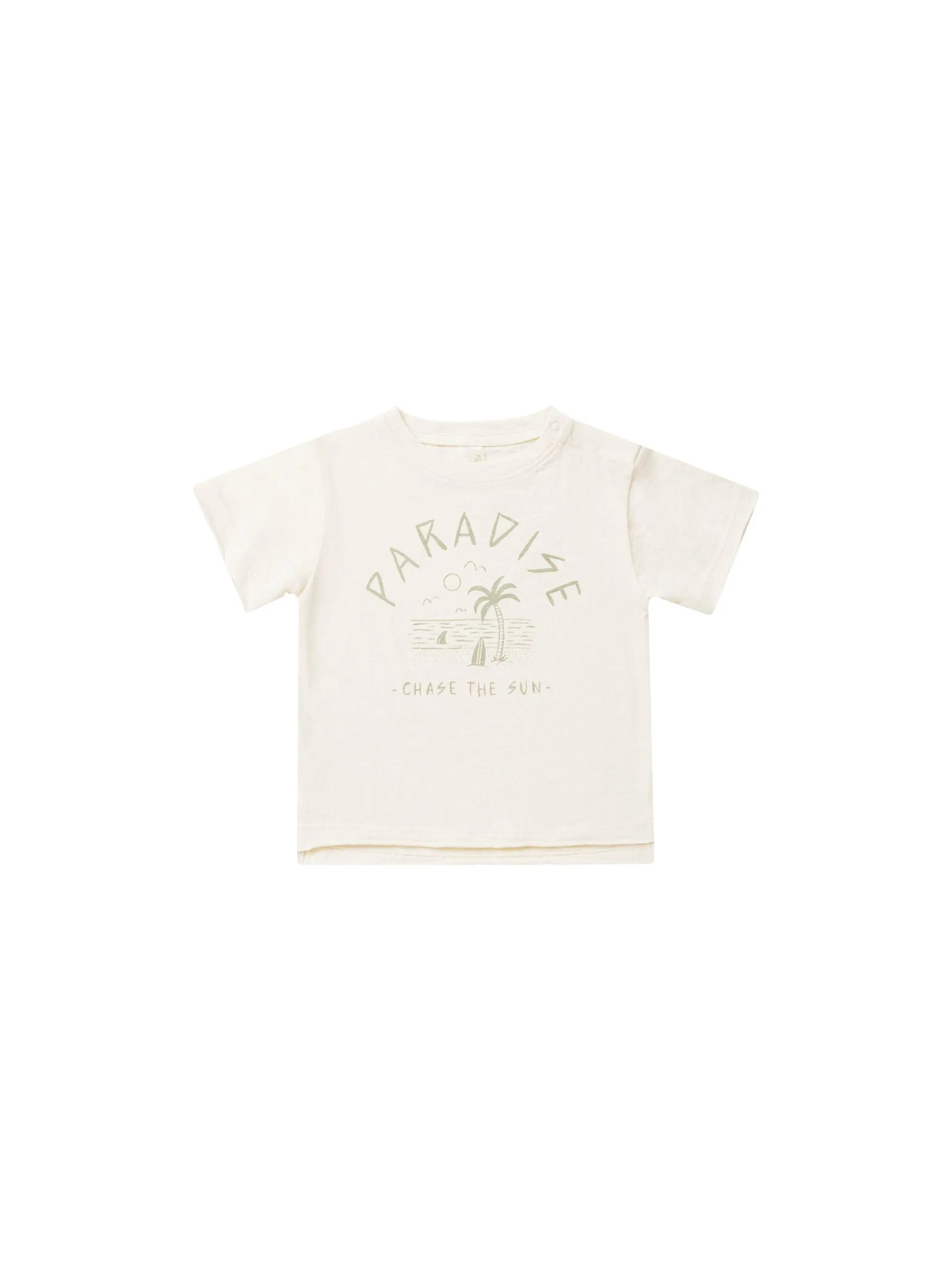 Rylee & Cru - Paradise Raw Edge Tee