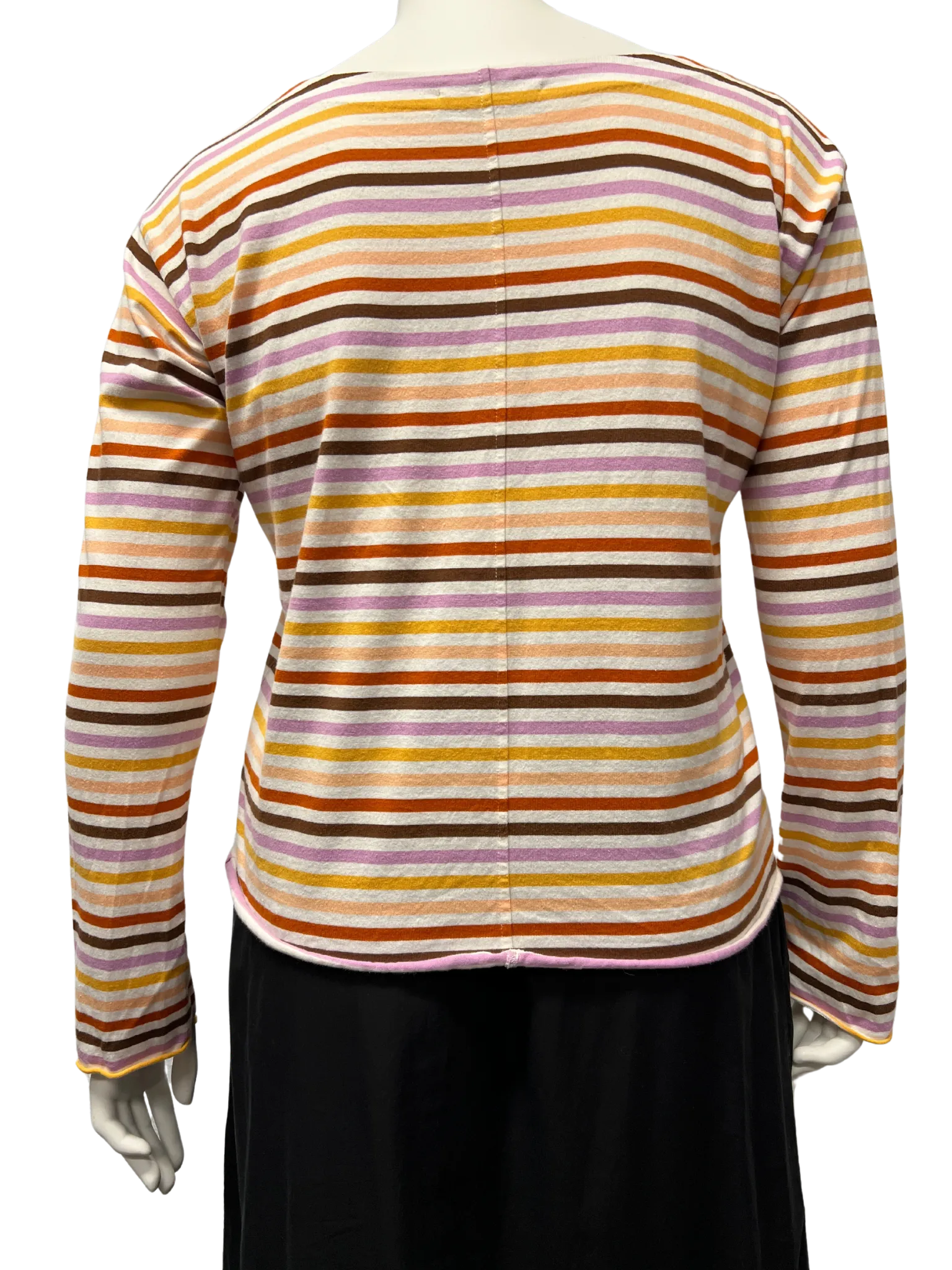 Size M - M.i.h Jeans Autumnal Stripe Long Sleeve Top